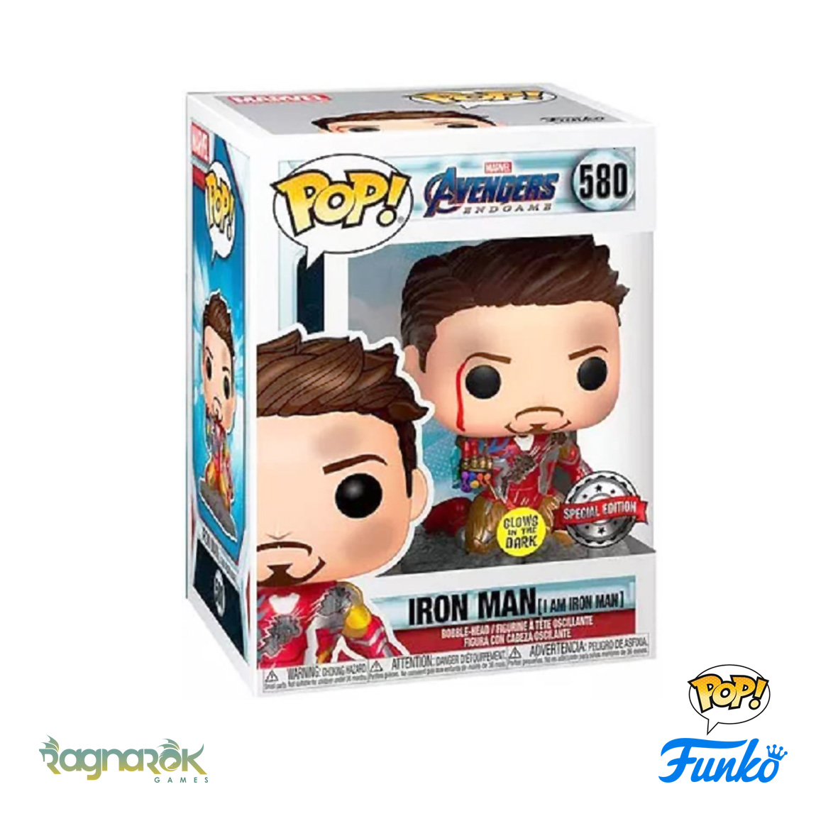 Funko Pop!- Marvel - Iron Man 580 (Special Edition)