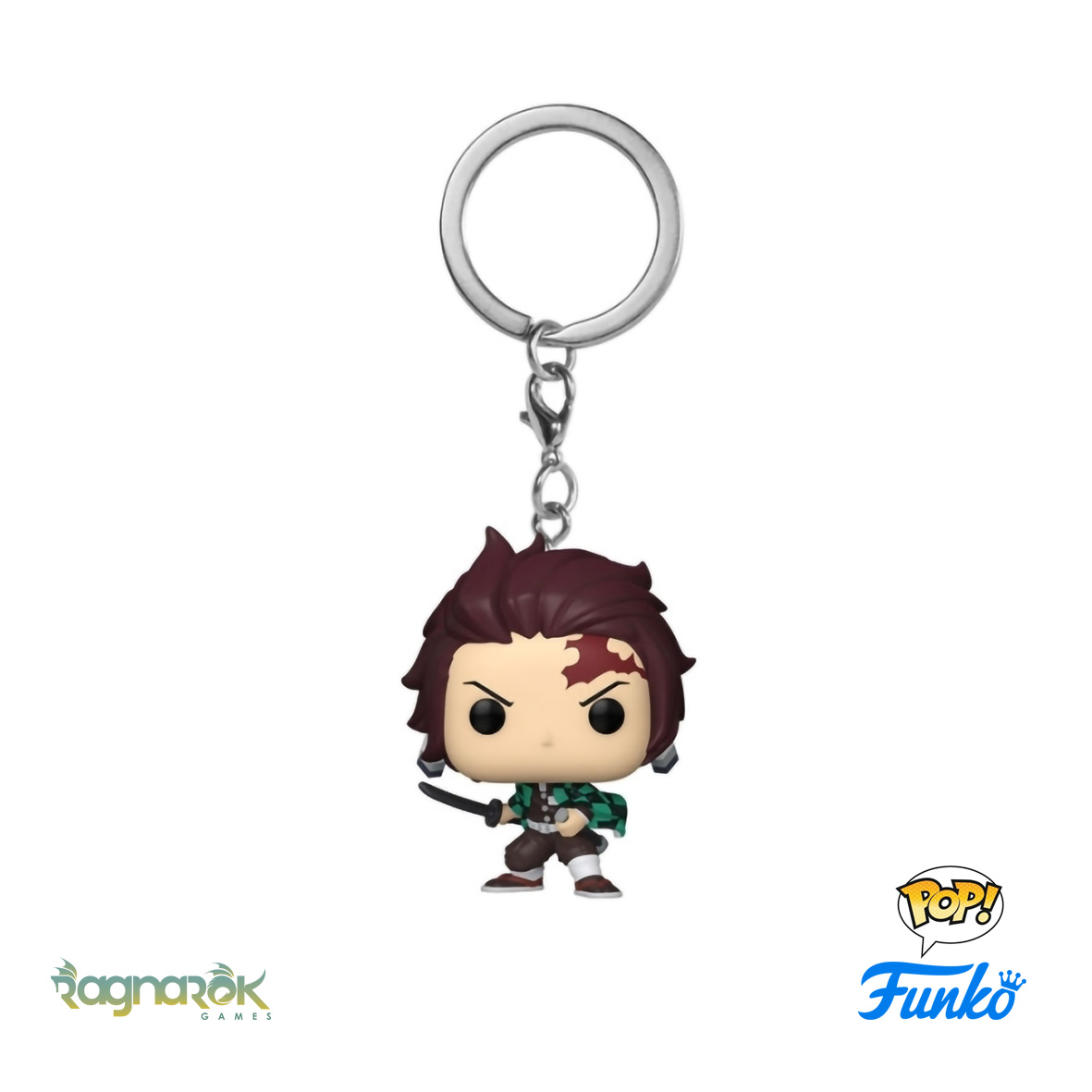Llavero Pocket POP!- Demon Slayer - Tanjiro Kamado