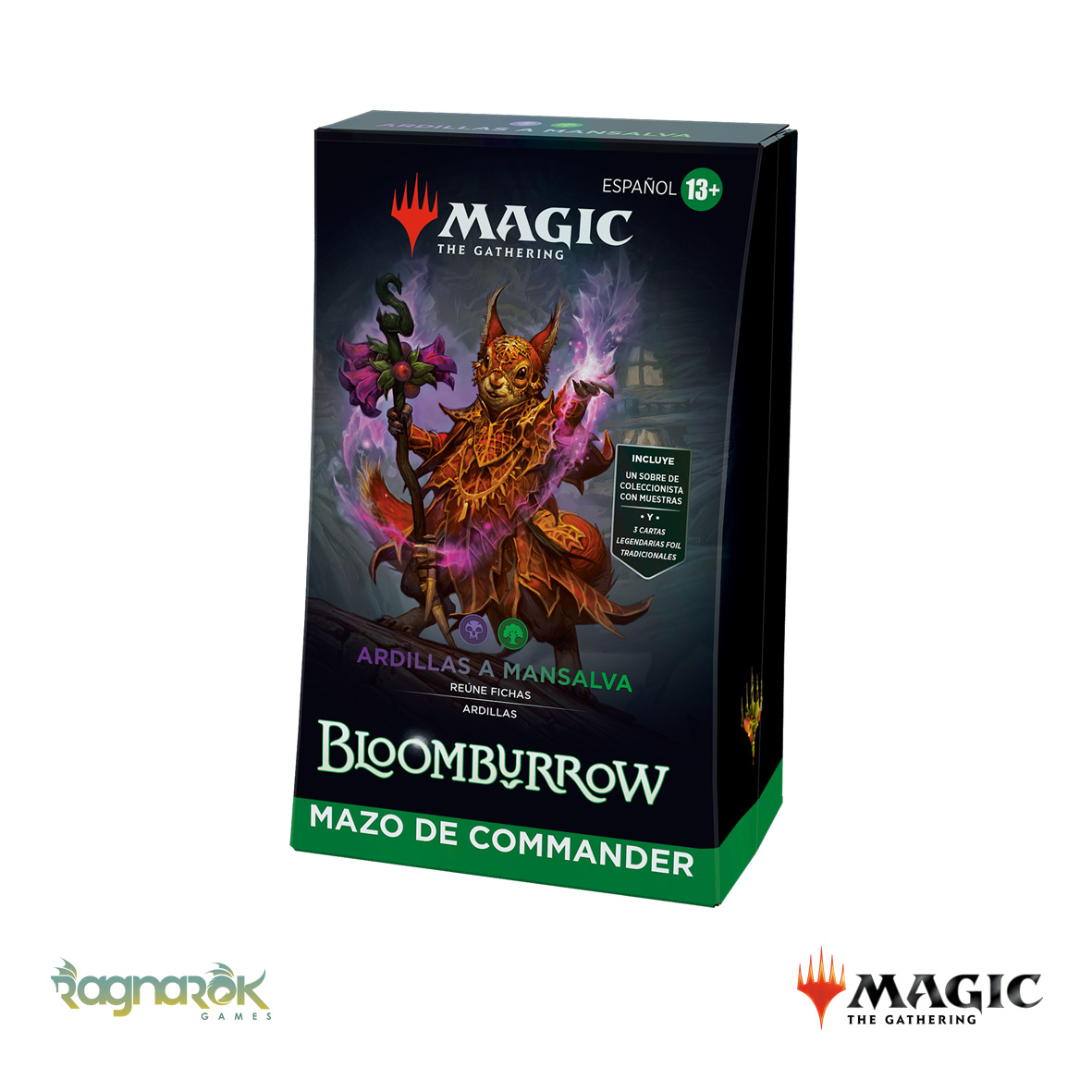 Bloomburrow - Mazo de Commander - Squirreled Away